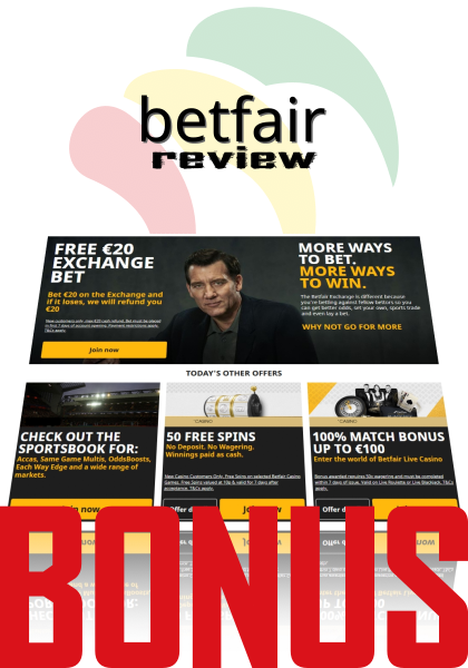 Betfair's welcome offer