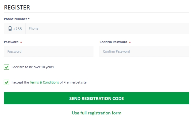 Registration in 1 click